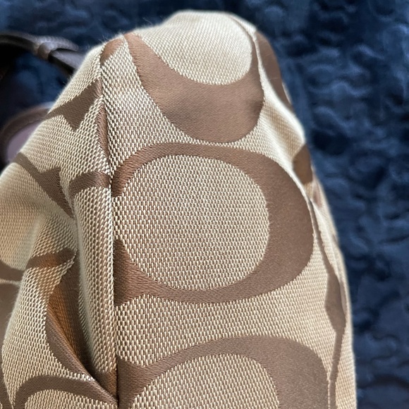 Coach Signature Shoulder Bag. Gently used. - Picture 7 of 10